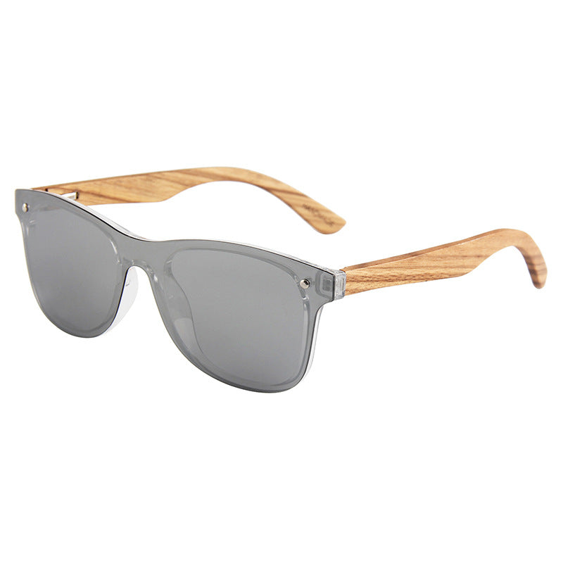Wholesale Bamboo Wood Integrated Polarized PC Sunglasses